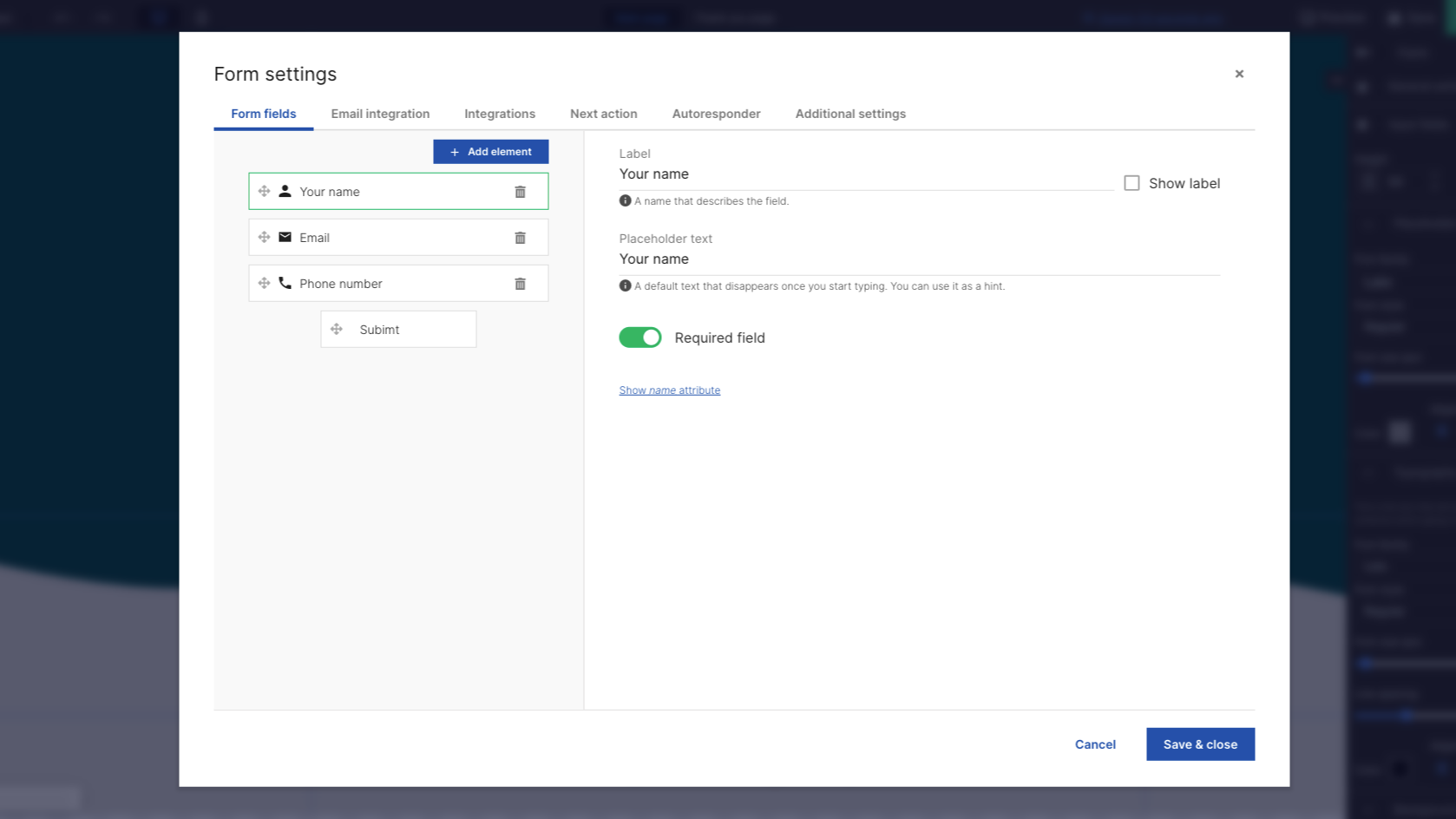 Map your form fields to HubSpot properties