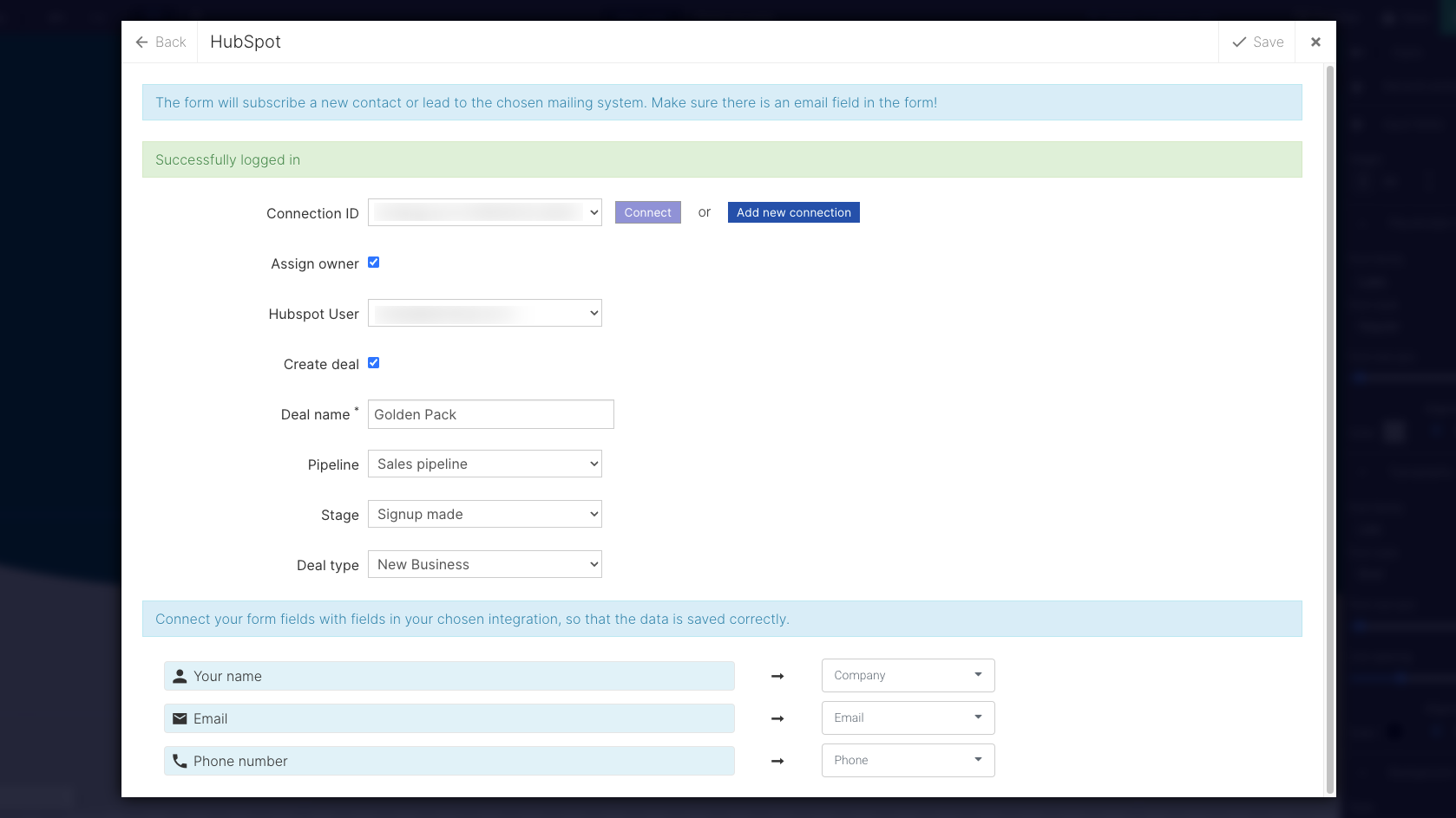 Add leads to Deals straight away